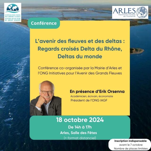 Conférence L’Avenir des fleuves et des deltas : regards croisés deltas du Rhône, deltas du Monde